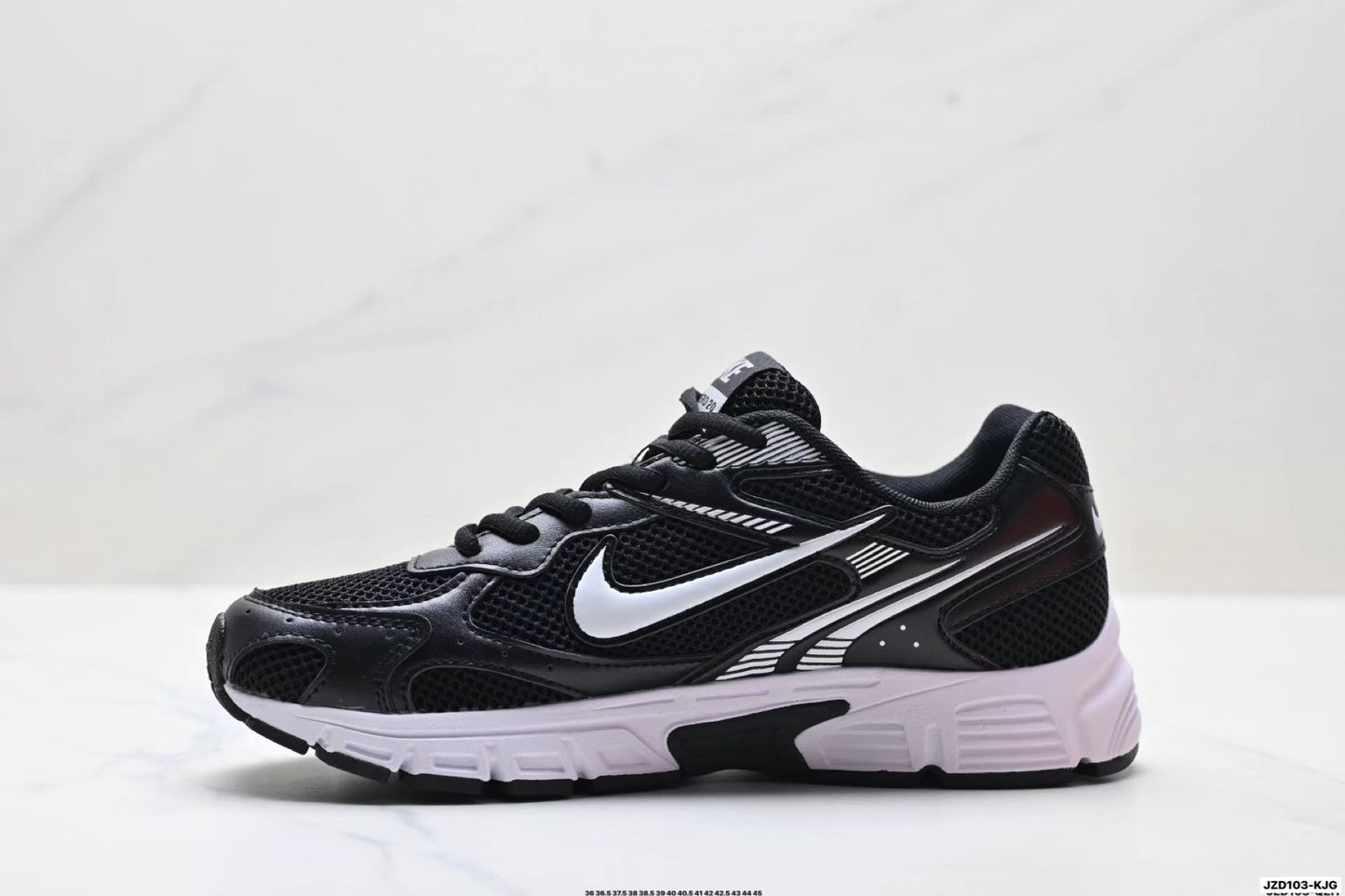 Nike Zoom Vomero 20 in Black/White: Monolithic Precision