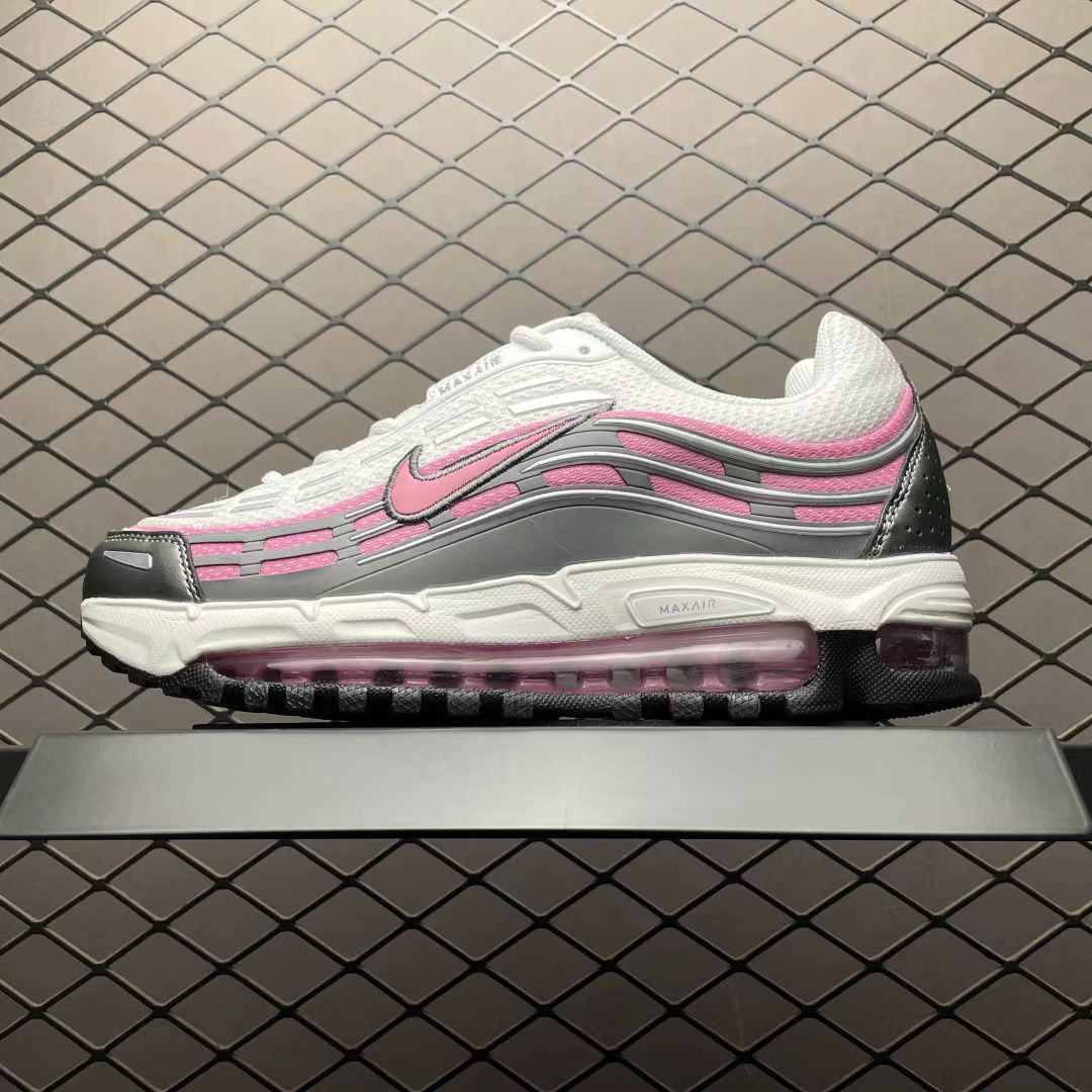 Nike Air Max with White/Pink Swoosh: Soft-Air Gradient