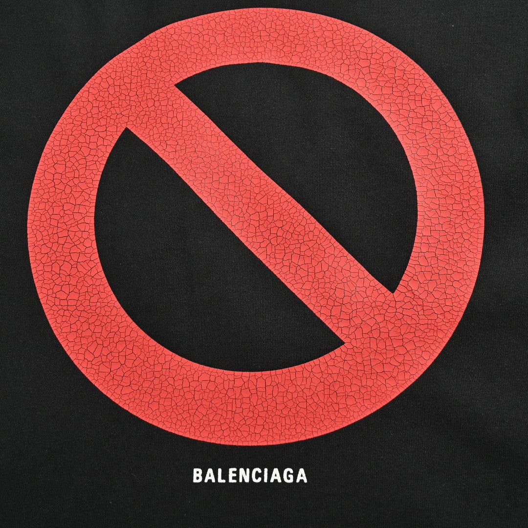 Ba*len*cia*ga t-shirt - prohibition symbol