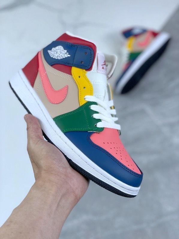 Air Jordan 1 Mid "Patchwork"