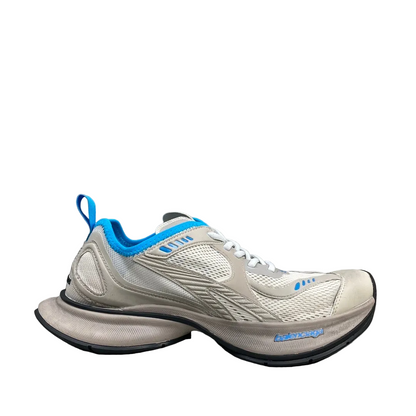 Balenciaga Ventilated Runner in Khaki/Blue: Technical Terrain