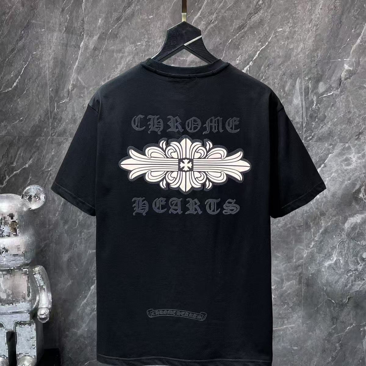 Chrome Hearts Classic Crewneck T-Shirt in Black/White