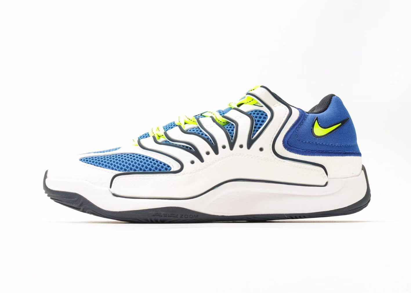 Nike KD18 “White/Blue” – Clean Court Dominance