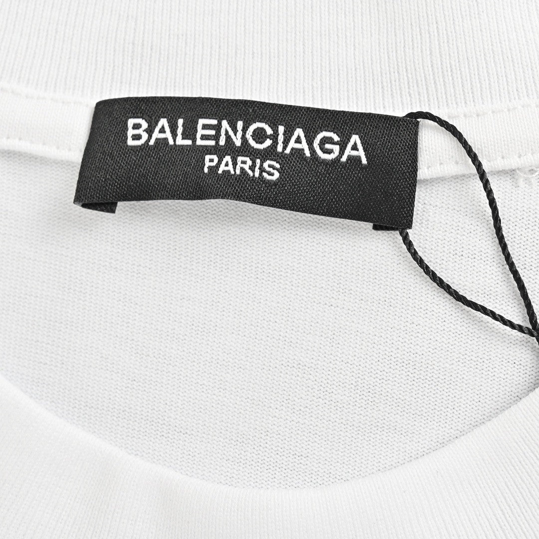 Ba*len*cia*ga t-shirt - distressed logo