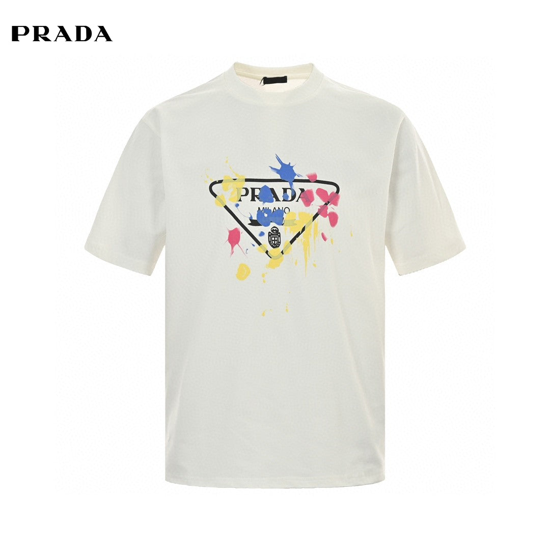 Pra*a t-shirt - paint splatter logo