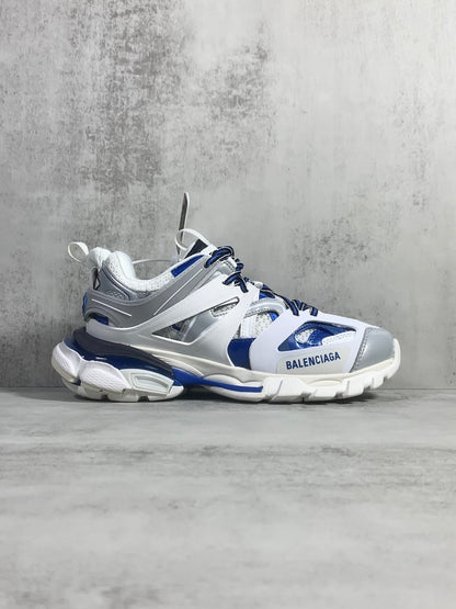 Balenciaga White/Blue: Coastal Contrast