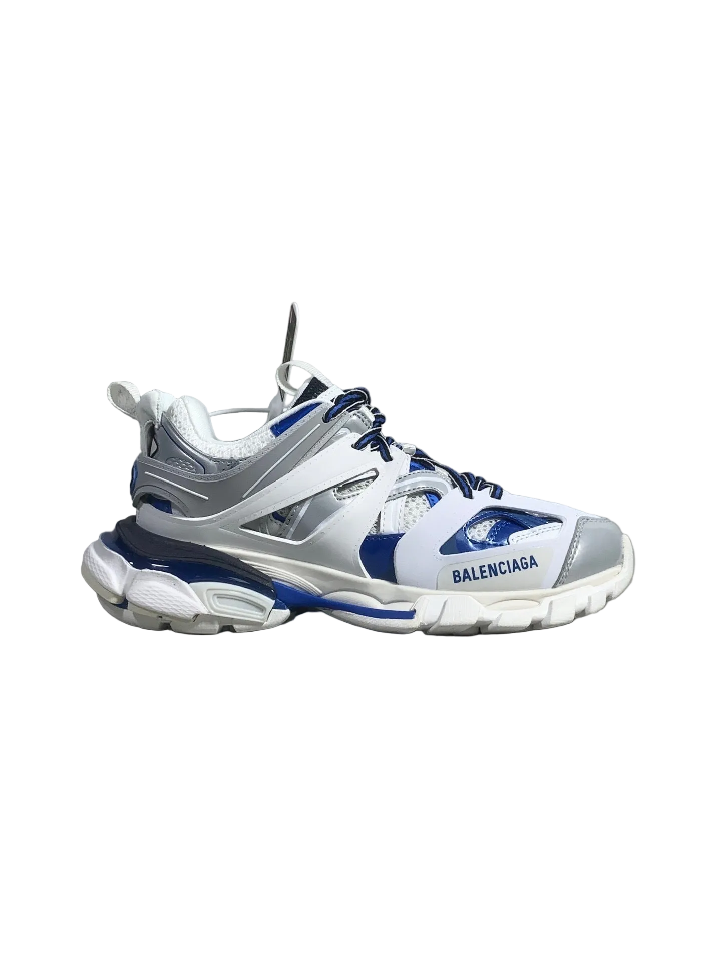 Balenciaga White/Blue: Coastal Contrast
