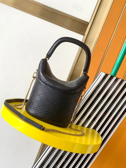 Saint Laurent Black Bucket Bag