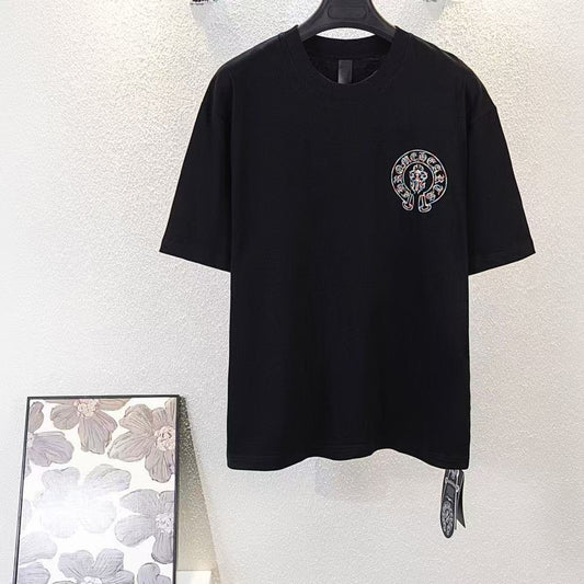 Chrome Hearts Classic Crewneck T-Shirt in Black Multicolor