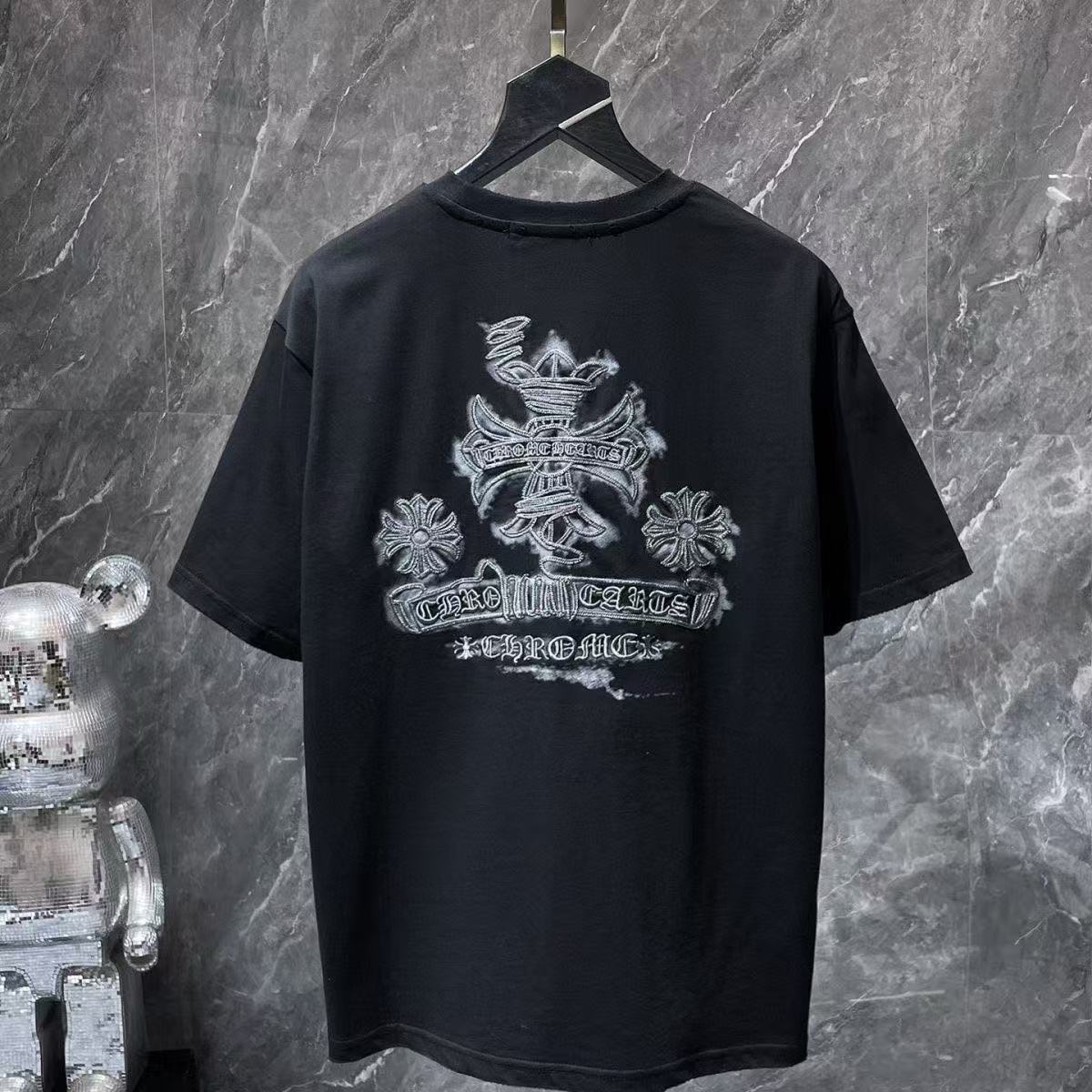 Chrome Hearts Classic Crewneck T-Shirt in Black/White
