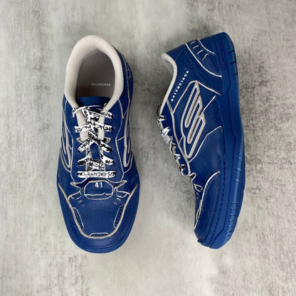 Balenciaga Hamp tons Sneaker in Blue: Chromatic Architecture