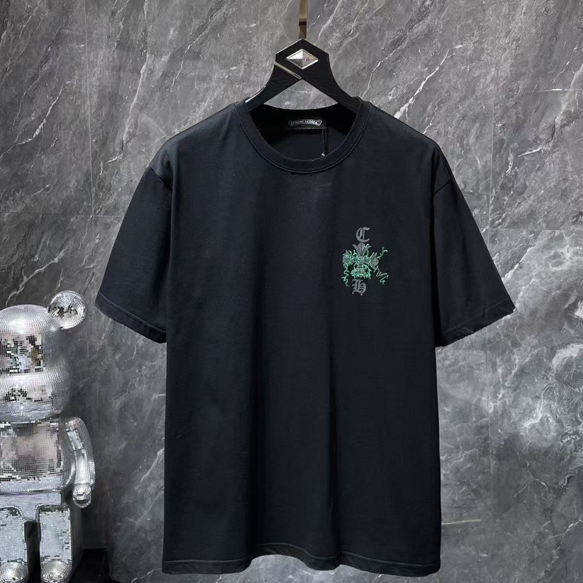 Chrome Hearts Classic Crewneck T-Shirt in Black/Green