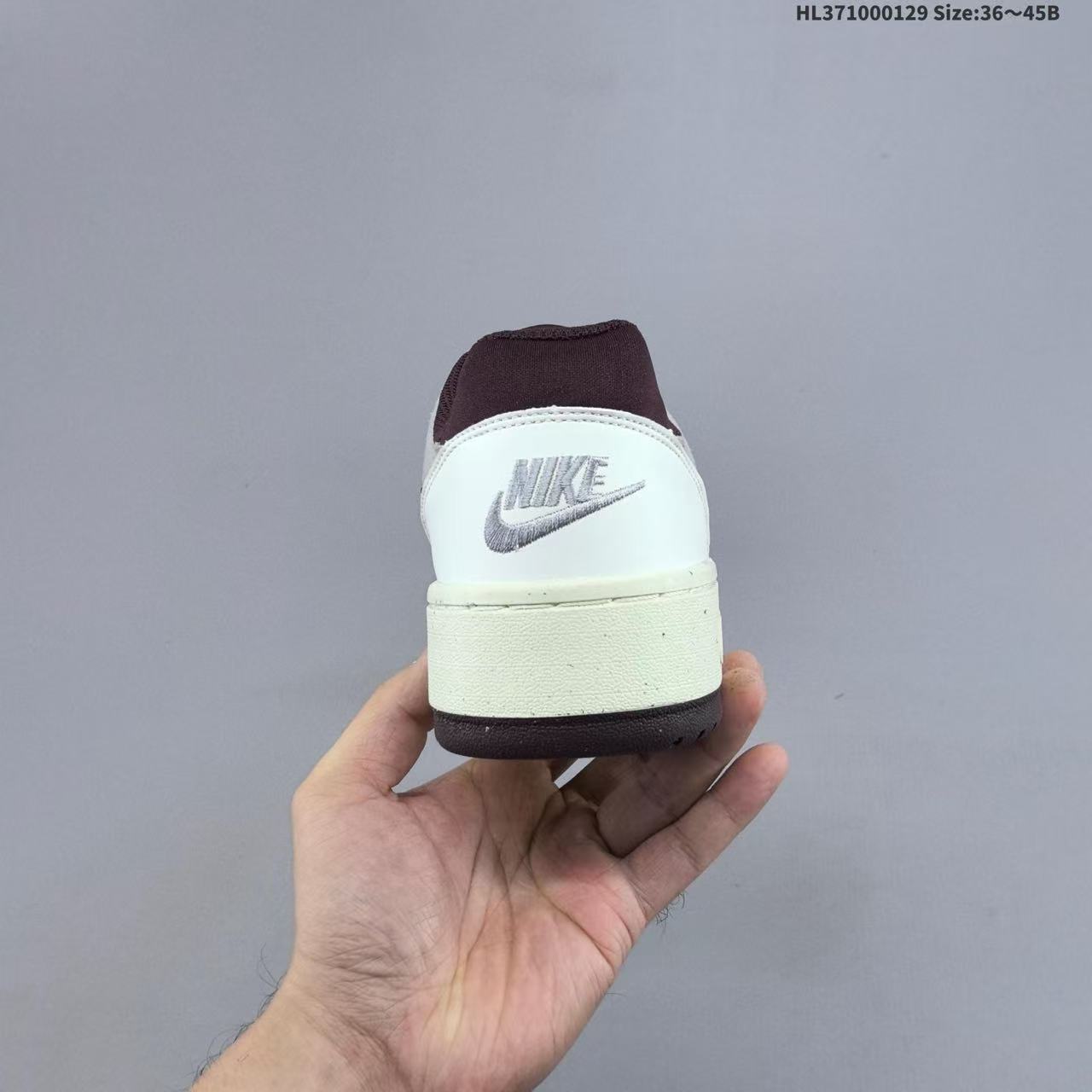 Nike Air Full Force Low in White/Grey/Brown: Earthbound Heritage
