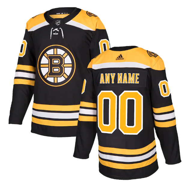 CUSTOM BOSTON BRUINS NHL JERSEY