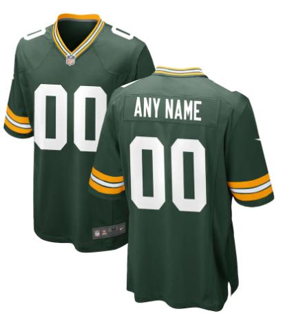 CUSTOM GREEN BAY PACKERS NFL JERSEY