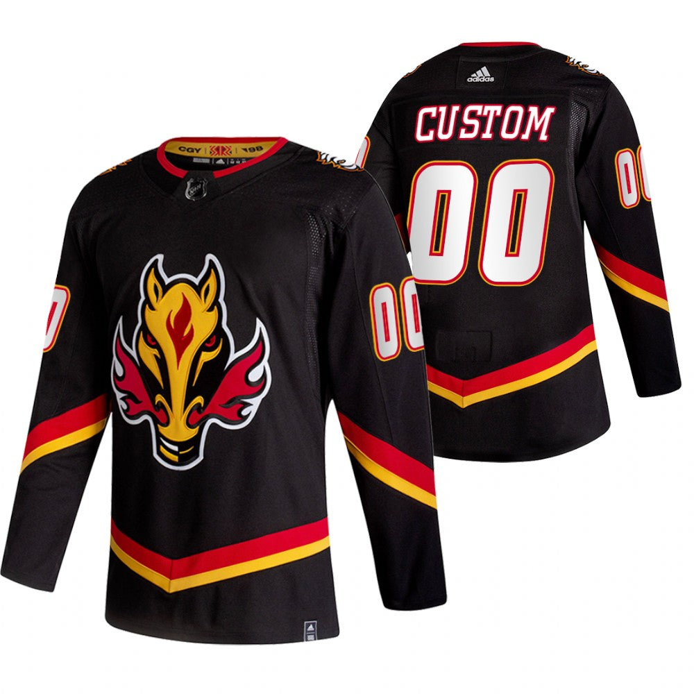CUSTOM CALGARY FLAMES NHL JERSEY