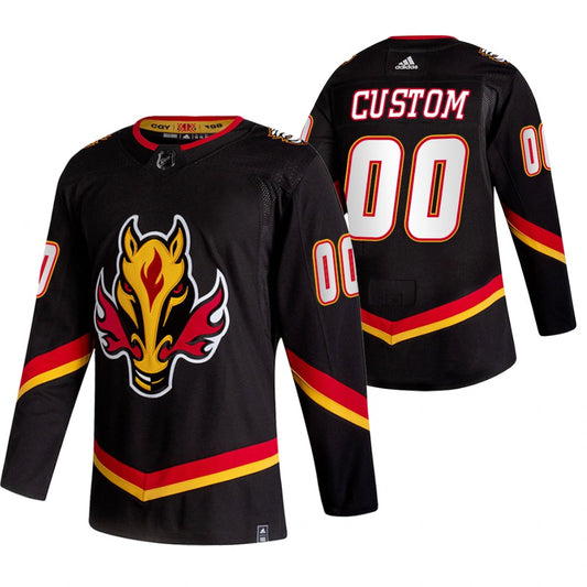 CUSTOM CALGARY FLAMES NHL JERSEY