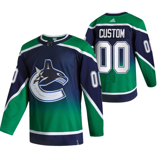 CUSTOM VANCOUVER CANUCKS NHL JERSEY