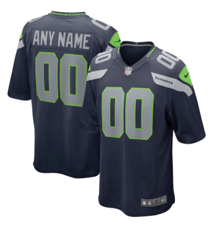 CUSTOM SEATTLE SEAHAWKS NFL JERSEY