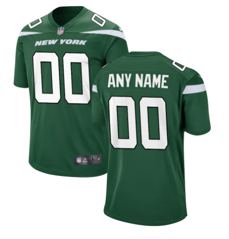 CUSTOM NEW YORK JETS NFL JERSEY