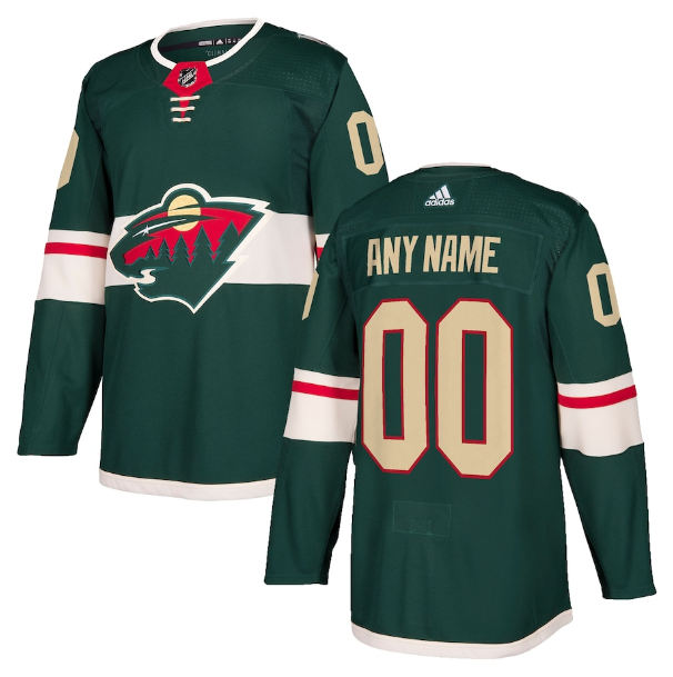 CUSTOM MINNESOTA WILD NHL JERSEY