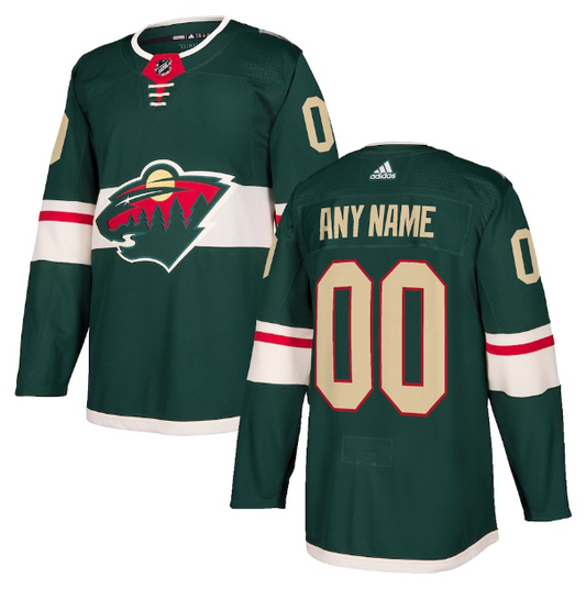 CUSTOM MINNESOTA WILD NHL JERSEY