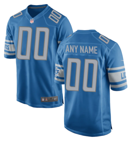 CUSTOM DETROIT LIONS NFL JERSEY