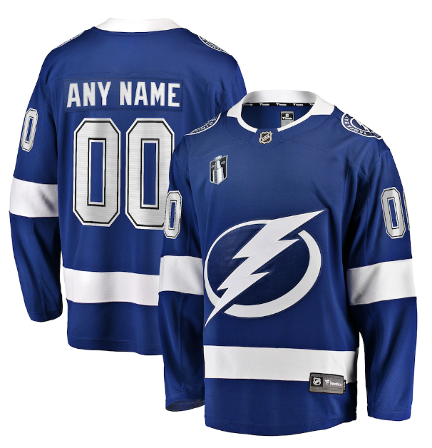 CUSTOM TAMPA BAY LIGHTNING NHL JERSEY