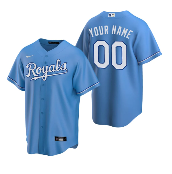 CUSTOM KANSAS CITY ROYALS MLB JERSEY