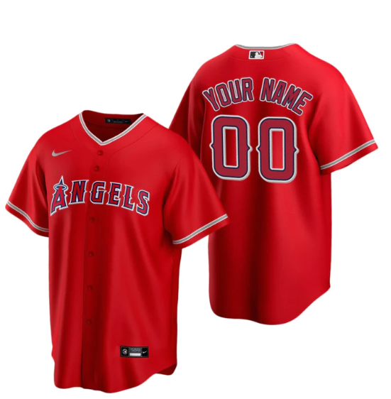 CUSTOM LOS ANGELES ANGELS MLB JERSEY