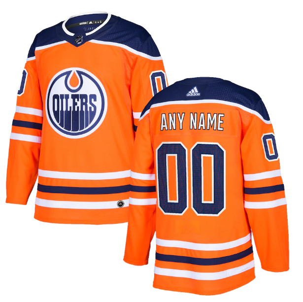 CUSTOM EDMONTON OILERS NHL JERSEY