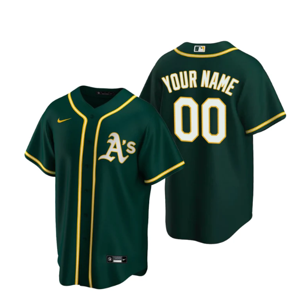 CUSTOM OAKLAND ATHLETICS MLB JERSEY