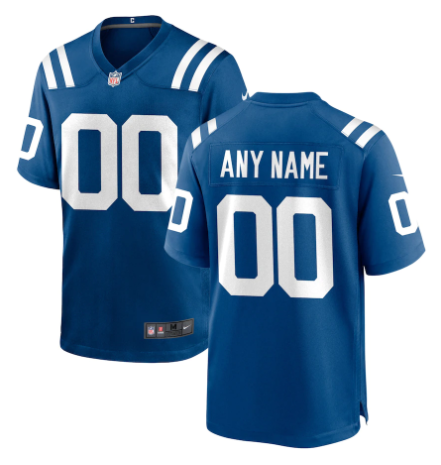 CUSTOM INDIANAPOLIS COLTS NFL JERSEY