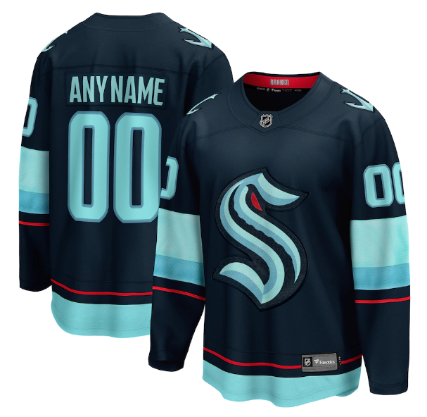 CUSTOM SEATTLE KRAKEN NHL JERSEY