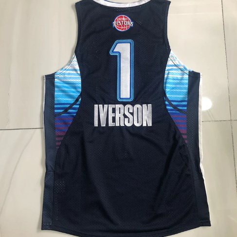 ALLEN IVERSON DETROIT PISTONS 2009 ALL-STAR EAST JERSEY - Prime Reps
