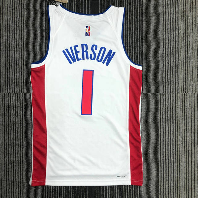 ALLEN IVERSON DETROIT PISTONS ASSOCIATION JERSEY - Prime Reps