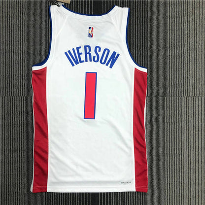 ALLEN IVERSON DETROIT PISTONS ASSOCIATION JERSEY - Prime Reps