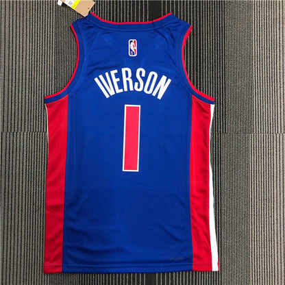 ALLEN IVERSON DETROIT PISTONS ICON JERSEY - Prime Reps