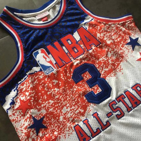 ALLEN IVERSON PHILADELPHIA 76ERS 2003 ALL-STAR THROWBACK JERSEY - Prime Reps
