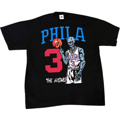 ALLEN IVERSON PHILADELPHIA 76ERS #3 GRAPHIC T-SHIRT - Prime Reps