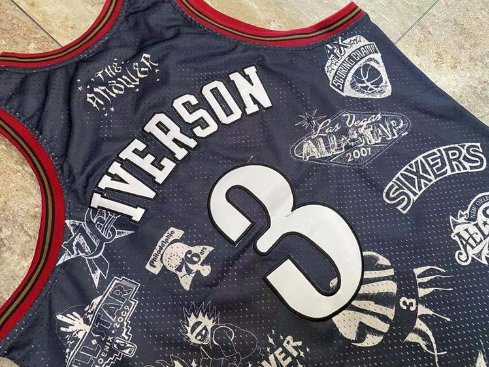 ALLEN IVERSON PHILADELPHIA 76ERS JERSEY - Prime Reps