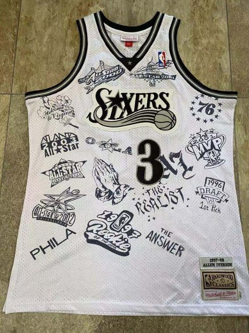 ALLEN IVERSON PHILADELPHIA 76ERS JERSEY - Prime Reps