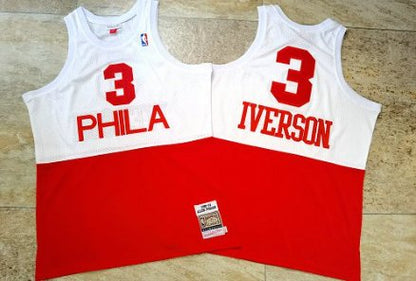 ALLEN IVERSON PHILADELPHIA 76ERS THROWBACK JERSEY - Prime Reps