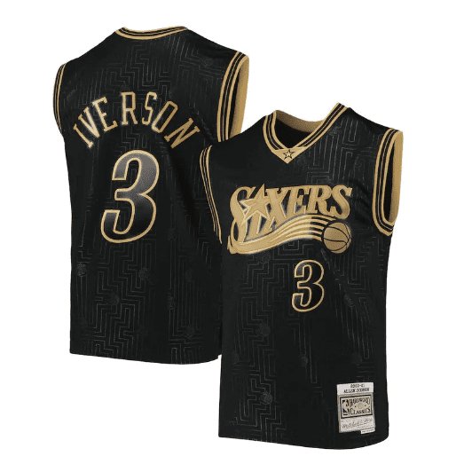 ALLEN IVERSON PHILADELPHIA 76ERS THROWBACK JERSEY - Prime Reps