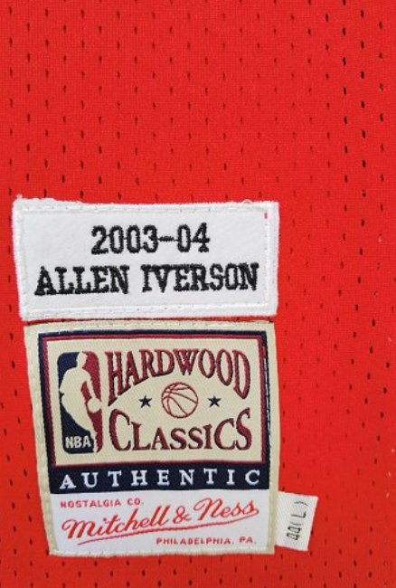 ALLEN IVERSON PHILADELPHIA 76ERS THROWBACK JERSEY - Prime Reps