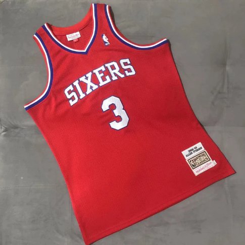 ALLEN IVERSON PHILADELPHIA 76ERS THROWBACK JERSEY - Prime Reps