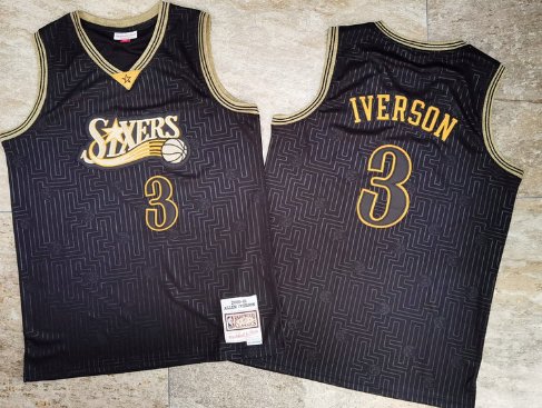 ALLEN IVERSON PHILADELPHIA 76ERS THROWBACK JERSEY - Prime Reps