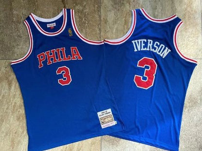 ALLEN IVERSON PHILADELPHIA 76ERS THROWBACK JERSEY - Prime Reps