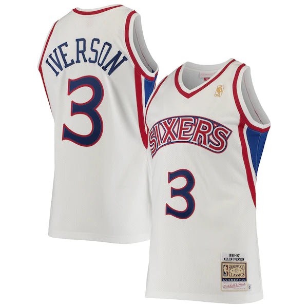 ALLEN IVERSON PHILADELPHIA 76ERS THROWBACK JERSEY - Prime Reps