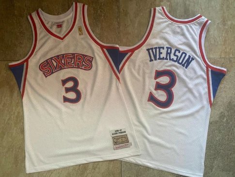 ALLEN IVERSON PHILADELPHIA 76ERS THROWBACK JERSEY - Prime Reps